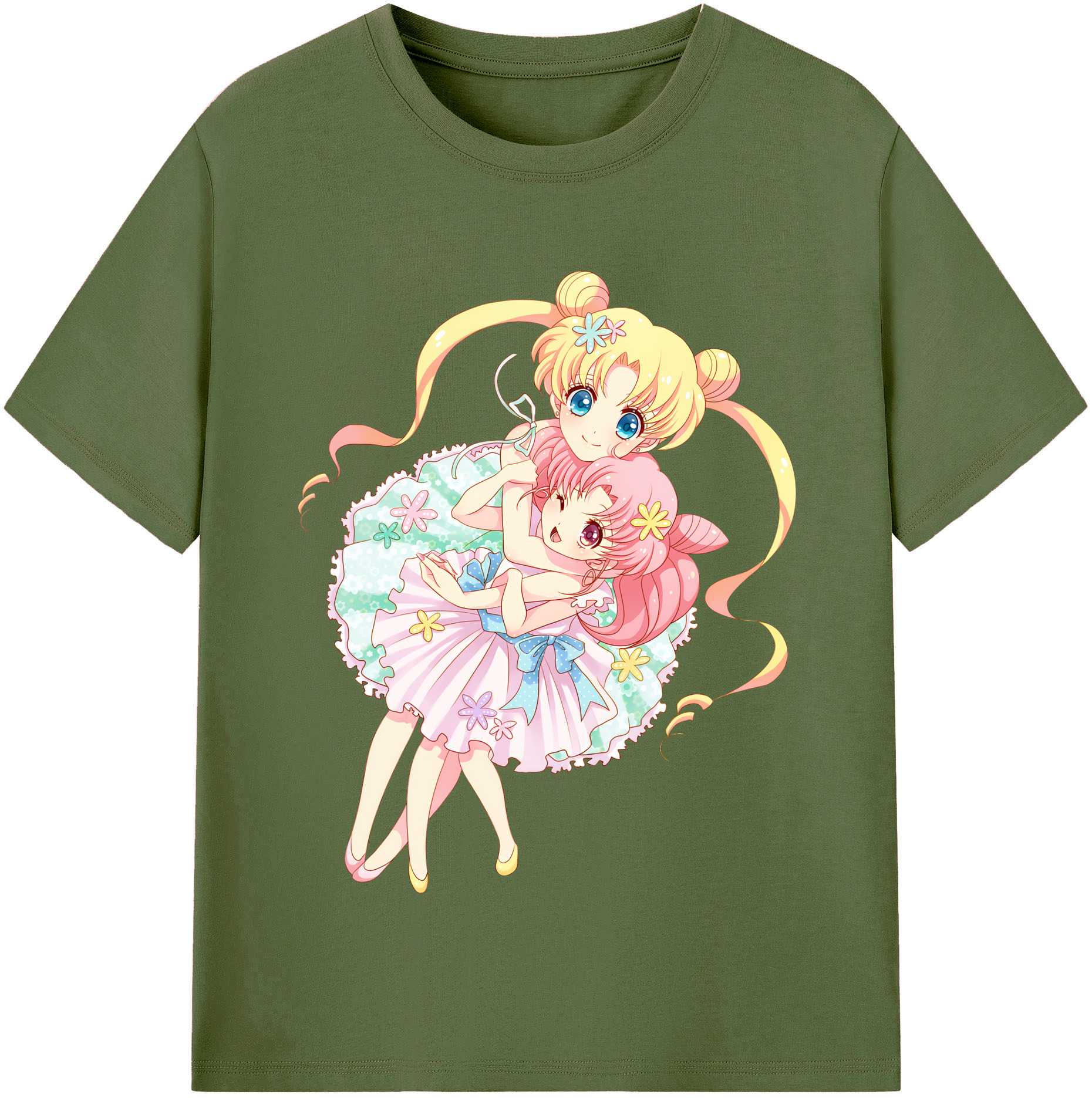 （画像用） 美少女戦士セーラームーン 愛野 美奈子 あいの みなこ Sailor Moon Aino Minako 綿100％半袖Tシャツ（フロントプリント）